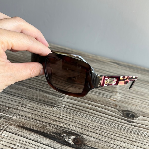 New Emilio Pucci Brown Logo Sunglasses - Picture 4 of 11